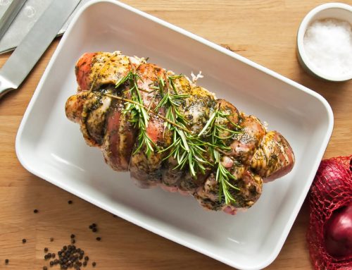 Boneless Lamb Shoulder With Rosemary And Truffle Glaze